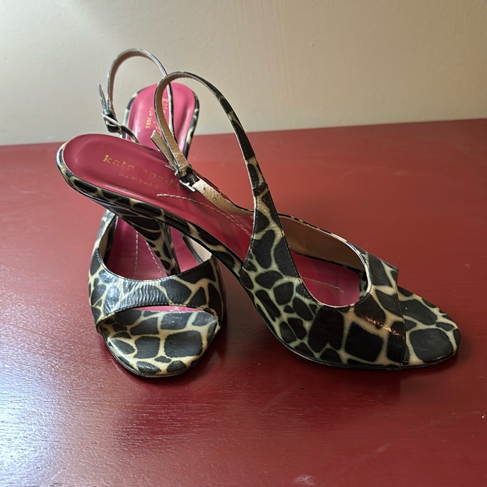 Printed Kate Spade heels